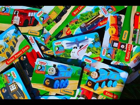 Thomas Wooden Railway CHARACTER CARDS - 60 Second Toy Train Review