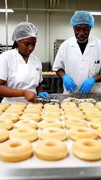 Donut Factory Process | How Donuts Are Made in Factory
