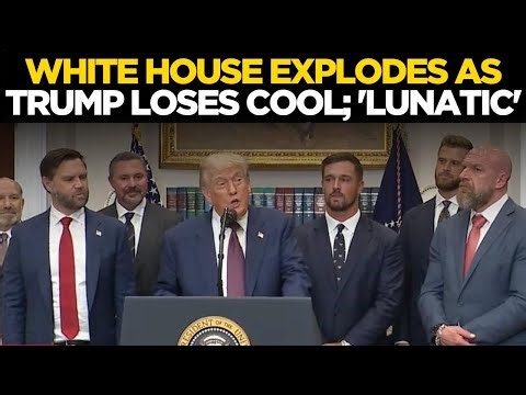 LIVE | 'Dealing With You Lunatic': White House Erupts; Trump LOSES Cool, Screams At Reporter