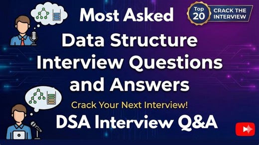 Data Structure Interview Questions and Answers | Most Asked DSA Questions in Interview for Beginners | Ramesh Fadatare