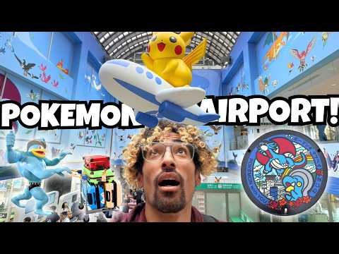 FIRST LOOK at the Pokemon Airport in Japan!