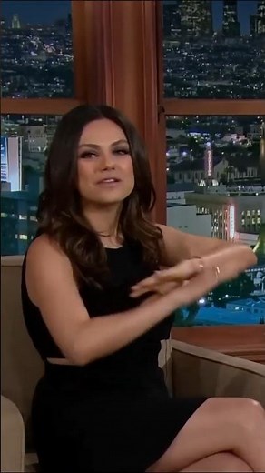 Mila Kunis Interview Moment Surprised Everyone 😮 #shorts #craigferguson