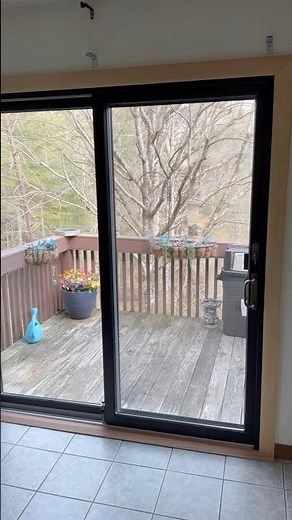 Andersen sliding door install ✅ #AndersenWindows #PatioDoor #SlidingDoor #Remodel #HomeUpgrade
