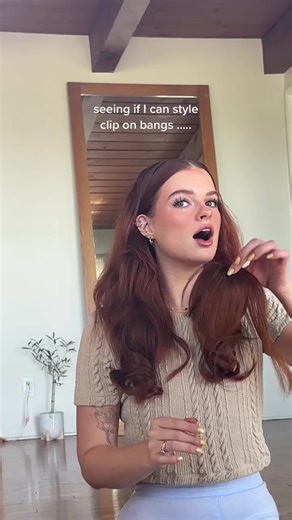 okay wait…… #cliponbangs | bangs