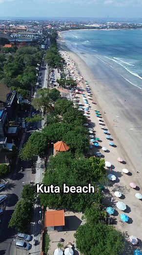 Northern area of Kuta beach 🥰 Beautifull view from above . | Bali Tour Guide