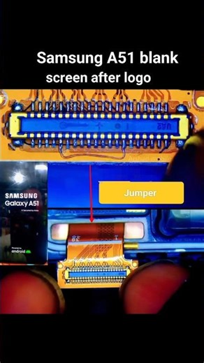 Samsung A51 blank Display problem #foryou #tranding #virolshort