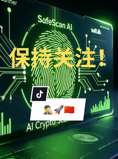 警惕代币陷阱：明天，我将揭开真相！🔎🕵️‍♂️🚀🇨🇳 还在为看不懂合约发愁吗？还在担心被“割韭菜”吗？ ​明天，我将发布 SafeScan AI 深度教学视频。手把手教你如何： ✅ 审计代币合约逻辑 ✅ 追踪大户持仓网络 ✅ 识别开发者背后的关联 ​你想让我分析你手中关注的代币吗？请在评论区留下代币合约或名称！ 下一期视频可能就是你的专属分析。 ​保持关注，掌握 Web3 的主动权。🚀