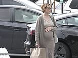 Pregnant Rumer Willis stops by the grocery store to pick up Sunday essentials in Studio City