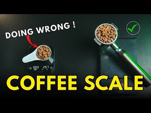 Beginner's Guide to Perfectly measuring coffee like a Barista(scale vs scoop)