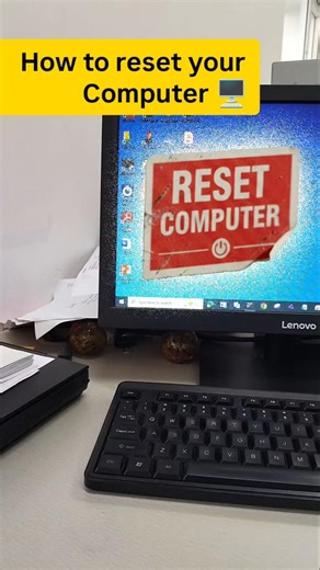 How to Reset your computer 🖥️ #computer #tech #reset