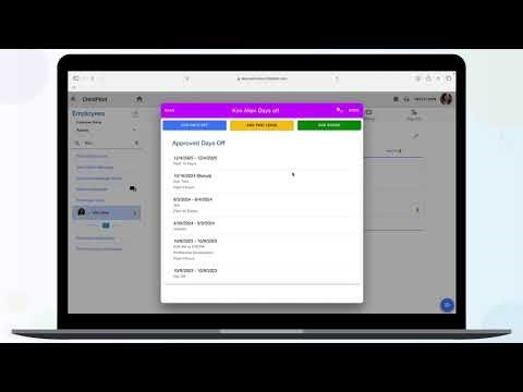 ChildPilot - Administrative Suite: PTO History Tracking