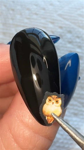 SO CUTE! Owl Nail Art 🦉