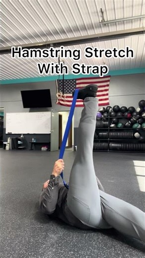 Hamstring Stretch with a Strap