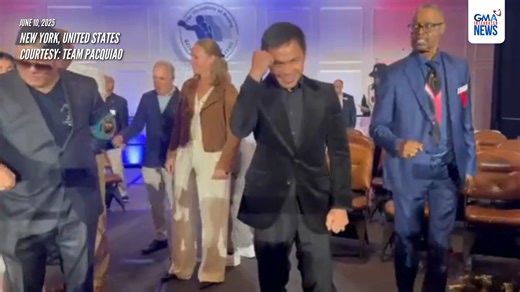 FOREVER IMMORTALIZED ⭐️🥊 WATCH: Manny Pacquiao takes his place in the International Boxing Hall of Fame (IBHOF) Class of 2025 in New York. 🎥: Team Pacquiao | GMA Sports PH