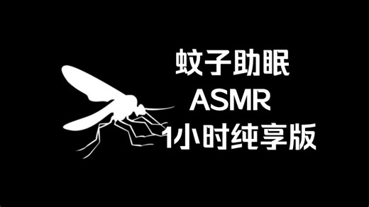 【白噪音/环境音】1小时 蚊子嗡嗡声 床头吊扇ASMR助眠氛围（适合助眠 放松 哄睡 解压 治愈）