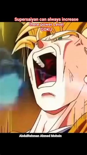 #Goku #Supersaiyan increases his power Level to #ssj3 #DBZ
