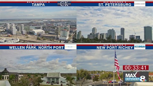 LIVE NOW: Max Defender 8 Meteorologist Zuleika Soler is live with the weekend forecast and what Saturday could look like for the Bucs' game against the Panthers. https://www.wfla.com/news/seasonal-friday-weekend-rain-chances-ahead/ | WFLA News Channel 8