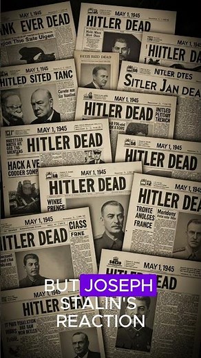 How Did World Leaders React to Hitler’s Death? #historyshorts #history #ww2history #historyfacts