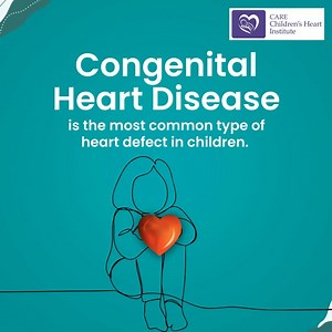 Congenital’ means present from birth. Nearly 30% of birth defects in Indian children are attributed to Congenital Heart Disease. Symptoms seen in newborns can include: • Respiratory infections • Slow weight gain • Poor feeding Early diagnosis is key to successful treatment for CHD. Reach out to a doctor for timely help for your child’s heart health. #CAREHospitals #TransformingHealthcare #CongenitalHeartDefectDay #CongenitalHeartDisease #HeartDefectsInChildren #ChildrenHeartDefects | CARE Hospit