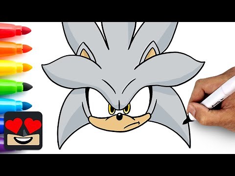 How To Draw Silver the Hedgehog for Beginners