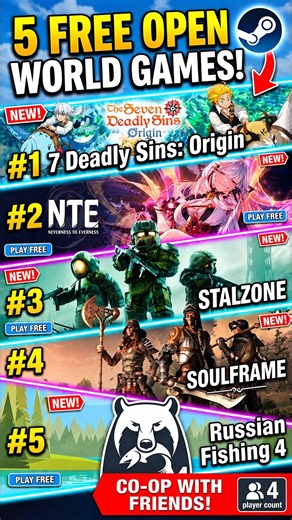 5 FREE Steam Games You NEED to Play in 2026 🎮🔥 #gaming #steamgames #usa