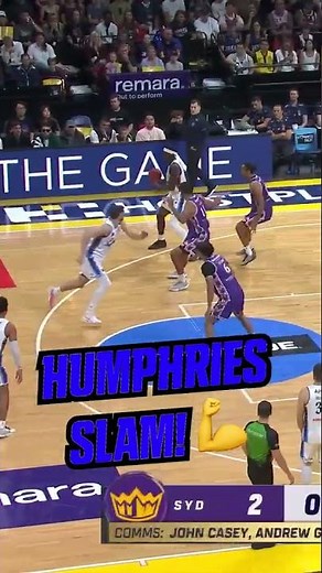 Isaac Humphries gets the 36ers underway in Game 5 with a slam! 🔥