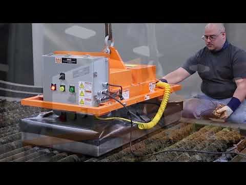 Eriez Burn Table Full Coverage Lift Magnet System: Using and Operating Guidelines