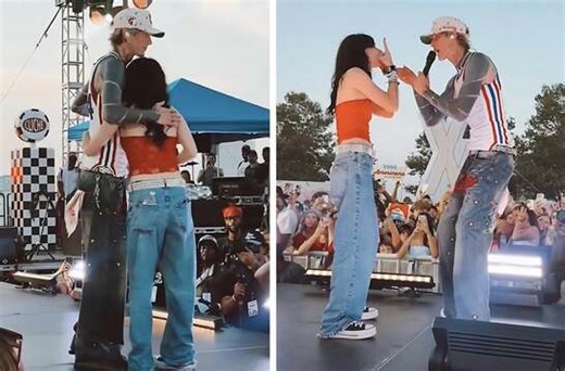 True Supporter: MGK Brought A Fan On Stage To Sing The Lyrics To “Alpha Omega” And She Knew Every Single Word!