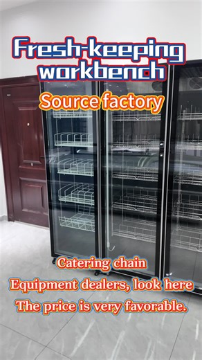 Kitchen messy Large capacity fresh workbench, storage operation dual online, back kitchen efficiency doubled～ #CommercialRefrigerationWorkbench #RefrigeratedFreshnessWorkbench #FreshnessWorkbenchManufacturer #FreshnessWorkbenchRefrigerator
