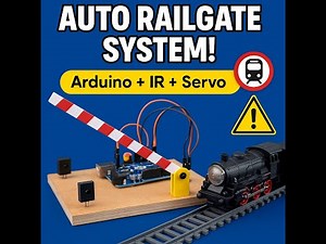 🚦Automatic Railway Gate Control System using Arduino! No manual labor, no accidents!