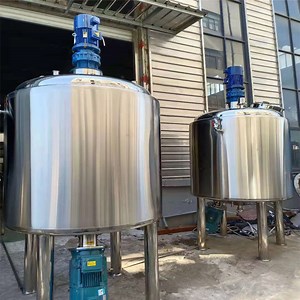 [Hot Item] Sanitary Stainless Steel Dimple Jacket Mixing Tank with Agitator