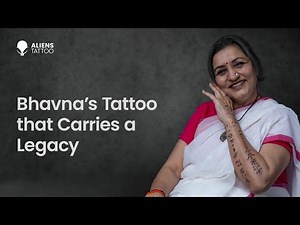 Bhavna’s Tattoo that carries a Legacy | Aliens Tattoo