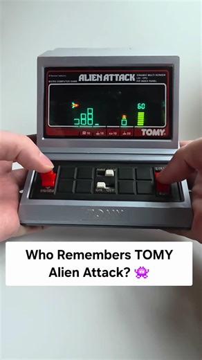 Tomy Alien Attack 👾 Vintage 80s Handheld Electronic Game