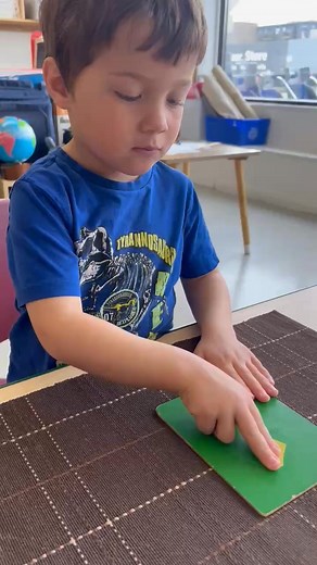 The direct purpose of the Sandpaper Numbers is to teach children the symbols that represent each number, allowing them to visually identify any number from 0 – 9.#numbers | Bambinos Bilingual Montessori Daycare