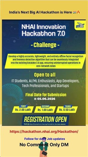 India’s Next Big AI Hackathon is Here 🇮🇳 #coding #hackathon