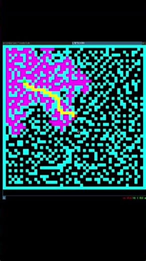 A* algorithm C++ & SFML #programming #coding