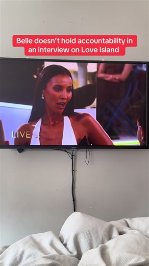 Belle's Response to Accountability in Love Island Interview