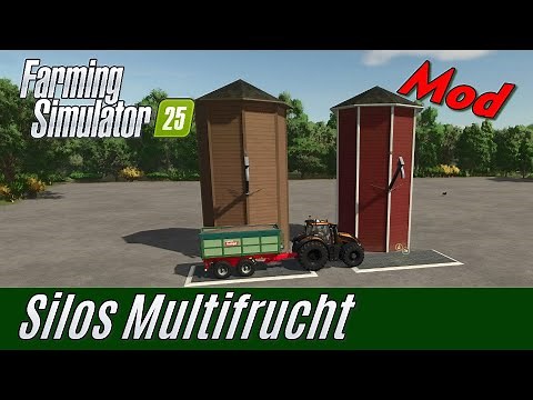 LS25: Silo Multifrucht (Holz-Silos) ~ Mod Vorstellung