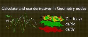 Derivatives Calculator for Blender geometry nodes