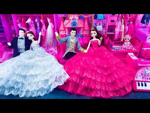 Satisfying With Unboxing Cute Barbie Princess House Dress Up Playset ASMR｜Review Toys
