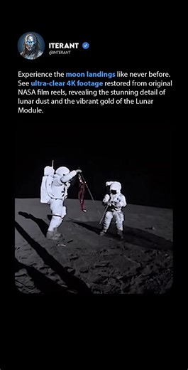 Clearest Footage of Apollo Astronauts