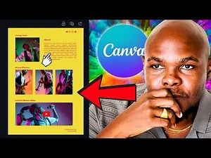 Create this SIMPLE artist EPK in less than 1 HOUR (Canva Tutorial)