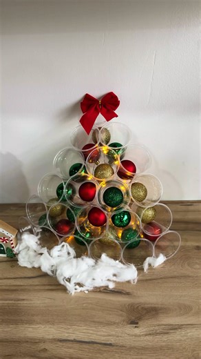 Plastic cups into Christmas tree design | Magic Hands Creations