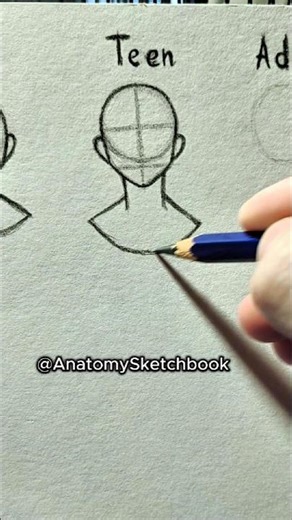 How to Draw a Female Head ✏️ #drawing #tutorial #howtodraw #head #art