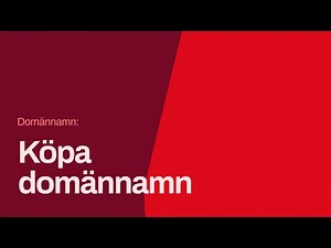 Hur köper jag ett domännamn? | Loopia-akademin Domän Del 2