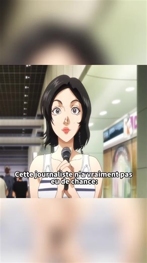C’est la première interview de la journaliste avec un primitif de 200 millions d’années.#animefyp #fyp #baki #anime