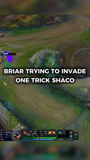 Cuando dicen que es fácil invadir a shaco #leagueoflegends #riotgames #shaco #lol #shacoad