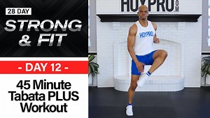 45 Minute Tabata Plus Full Body CRUSHER (No Equipment) - STRONGAF #12