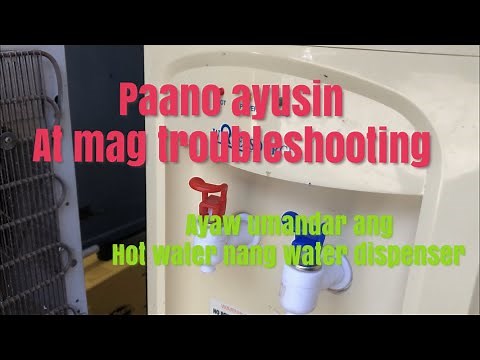 Water dispenser hot water not working on