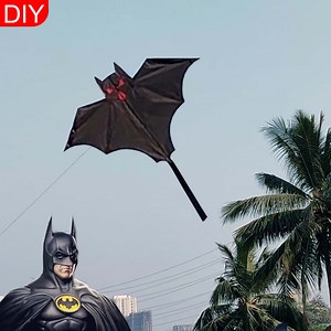 2K views · 52 reactions | How to Make Bat Kite Making Very Simple | Patang making Batman Special. #simplekite #kalipatang #patang #patangbazi #love #lovekite #lovekiteflying #lovekitesurfing #Paper Patang | SD Art Craft & Ideas | Facebook